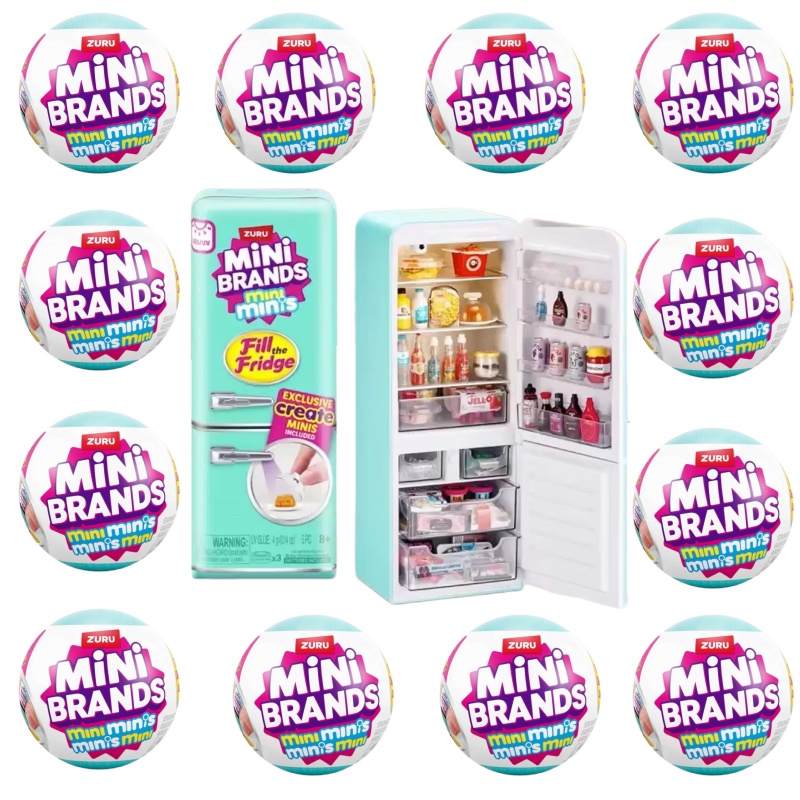 Food Storage Kits - กล่องสุ่มของเล่นซูรู มินิแบรนด์ส รุ่นตู้เย็น บอลเซอร์ไพรส์ ชุดอาหารจิ๋วแสนอร่อย ของตกแต่งบ้าน