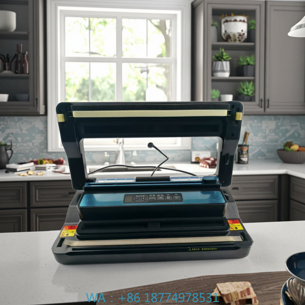 Food Storage Vacuum Seal Bags - 1. สถานีซีลสูญญากาศขนาดกะทัดรัด ใช้ได้กับถุงเก็บของทุกชนิด รูปแบบขนาดเล็ก สำหรับการเก็บรักษาอาหารแบบสุญญากาศในครัว