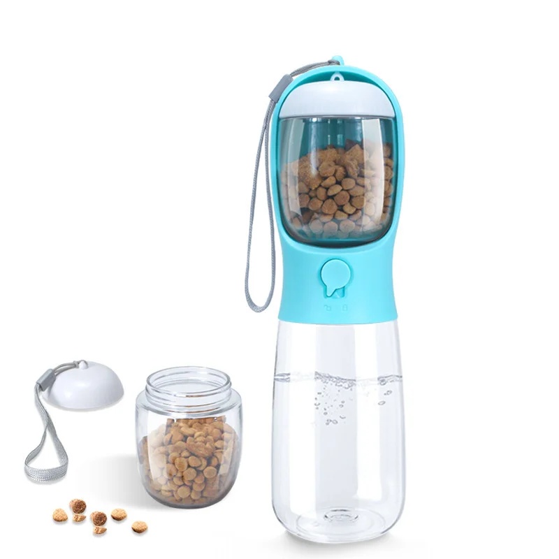 Food Storage Necessities - ขวดน้ำสำหรับสุนัขพร้อมภาชนะใส่อาหาร, ชามน้ำสำหรับสุนัขพกพา, ที่ให้น้ำสัตว์เลี้ยงแบบพกพา, อุปกรณ์จำเป็นสำหรับสุนัขสำหรับการเดินป่า