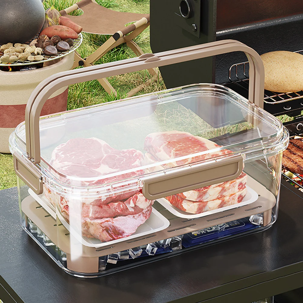 Food Storage Warehouse - ภาชนะเก็บอาหารแบบพกพาขนาดใหญ่ความจุ Airtight Freshness กล่องท่อระบายน้ําสําหรับ Outdoor Picnic