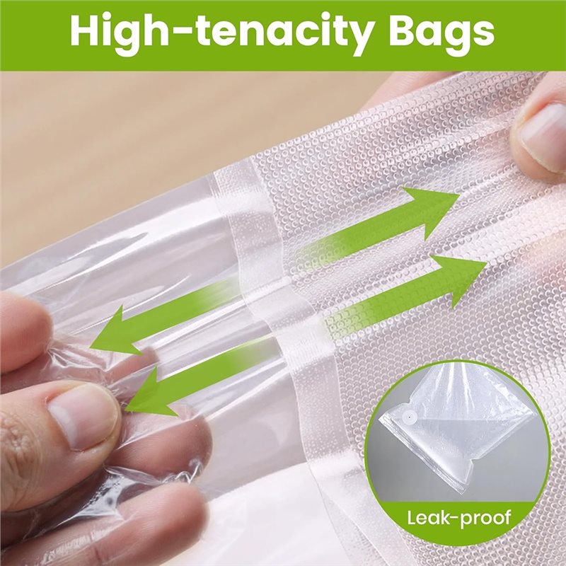 Food Storage Vacuum Seal Bags - ถุงซีลสูญญากาศสำหรับอาหาร, 15 ชิ้น ขนาด 8.3