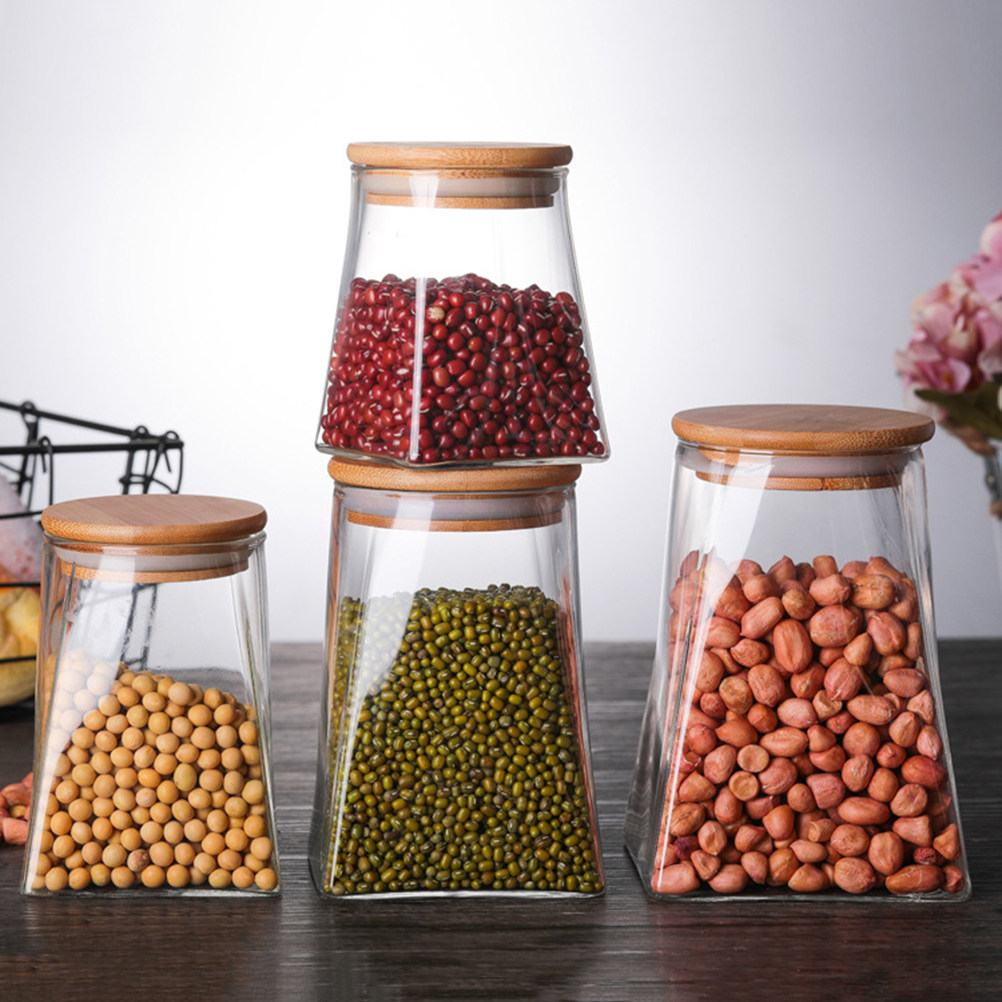 โถเก็บอาหารแบบสุญญากาศ ฝาไม้ ภ - Food Storage Essentials บทวิจารณ์และราคา