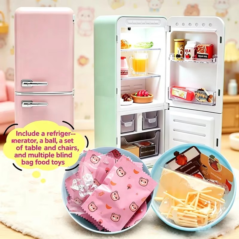 ชุดของเล่นตู้เย็นมินิ 4 สีแบบส - Food Storage Kits บทวิจารณ์และราคา