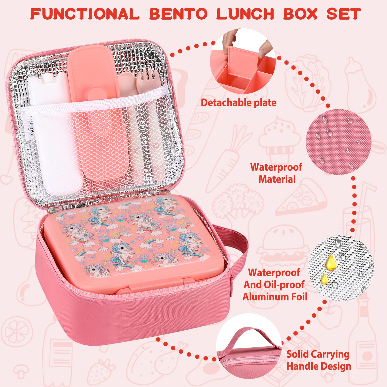 กล่องอาหารกลางวันเบนโตะสําหรับ - Food Storage Vacuum Seal Bags บทวิจารณ์และราคา