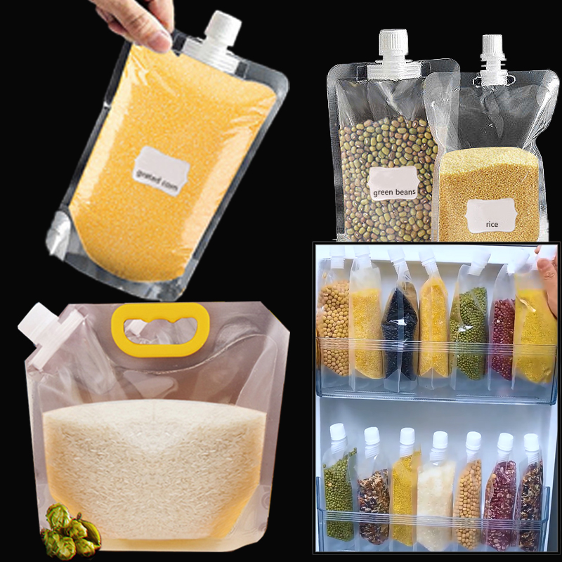 5/10pcs Stand Up Grain Seal กร - Food Storage Plastic Bag บทวิจารณ์และราคา