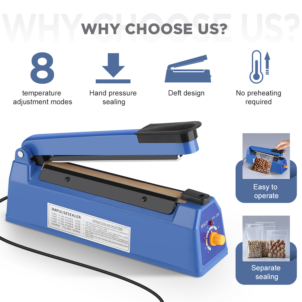 เครื่องซีลถุงพลาสติกแบบมือหมุน - Food Storage Vacuum Seal Bags บทวิจารณ์และราคา