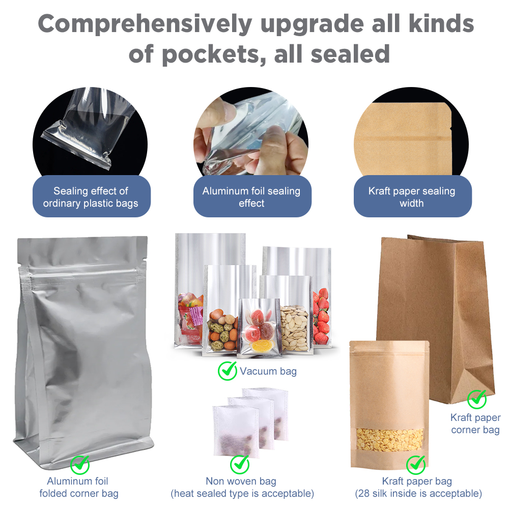 เครื่องซีลถุงพลาสติกแบบมือหมุน - Food Storage Vacuum Seal Bags บทวิจารณ์และราคา