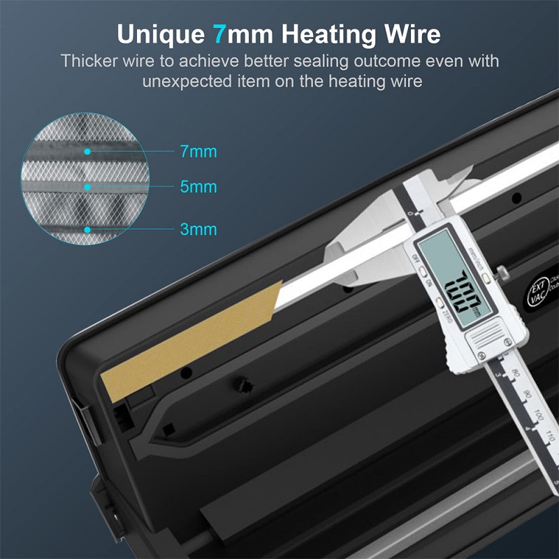 บ้านไฟฟ้ามืออาชีพเครื่องซีลสูญ - Food Storage Vacuum Seal Bags บทวิจารณ์และราคา