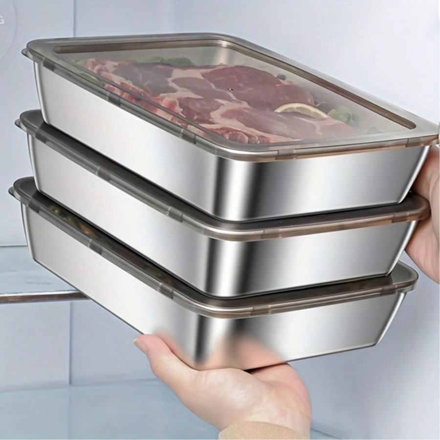 ชุดภาชนะเก็บอาหารสแตนเลส 6 ชิ้ - Food Storage Essentials บทวิจารณ์และราคา