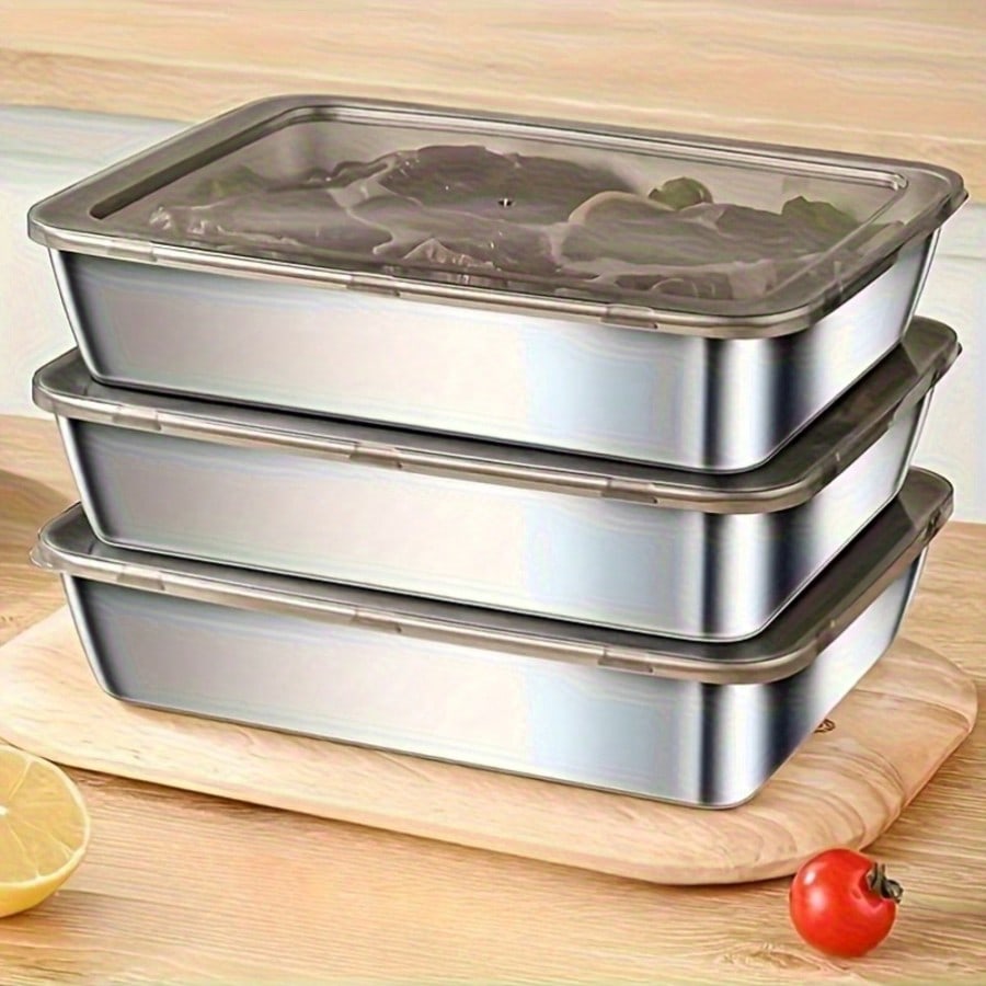 ชุดภาชนะเก็บอาหารสแตนเลส 6 ชิ้ - Food Storage Essentials บทวิจารณ์และราคา