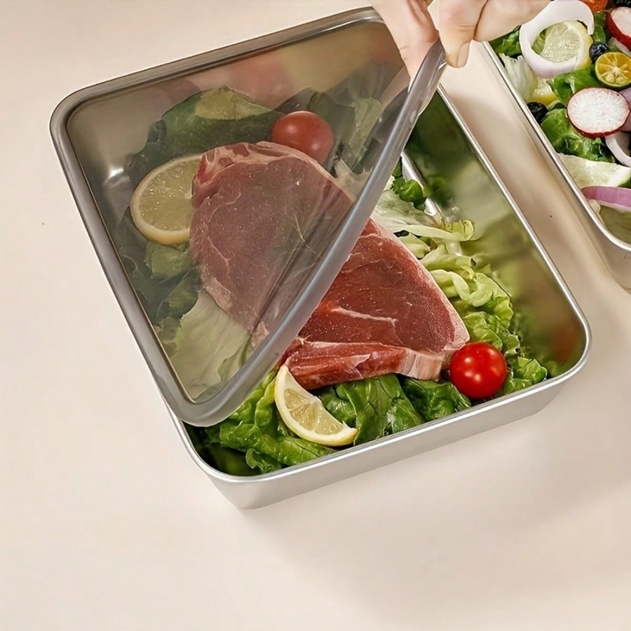 ชุดภาชนะเก็บอาหารสแตนเลส 6 ชิ้ - Food Storage Essentials บทวิจารณ์และราคา