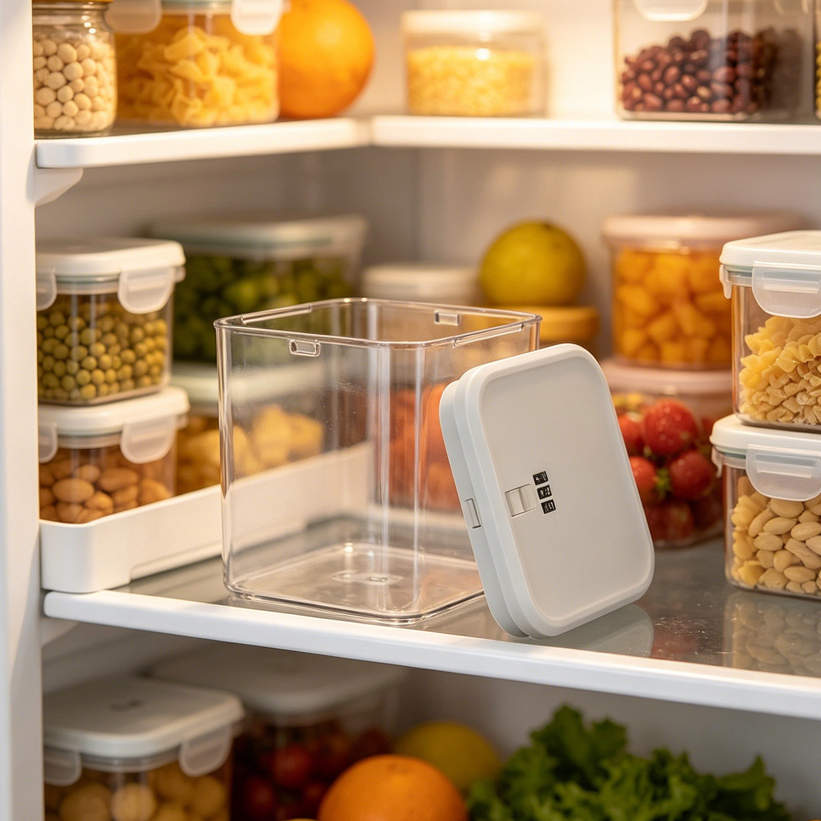 กล่องเก็บของในตู้เย็นแบบโปร่งใ - Lock And Lock Food Storage บทวิจารณ์และราคา