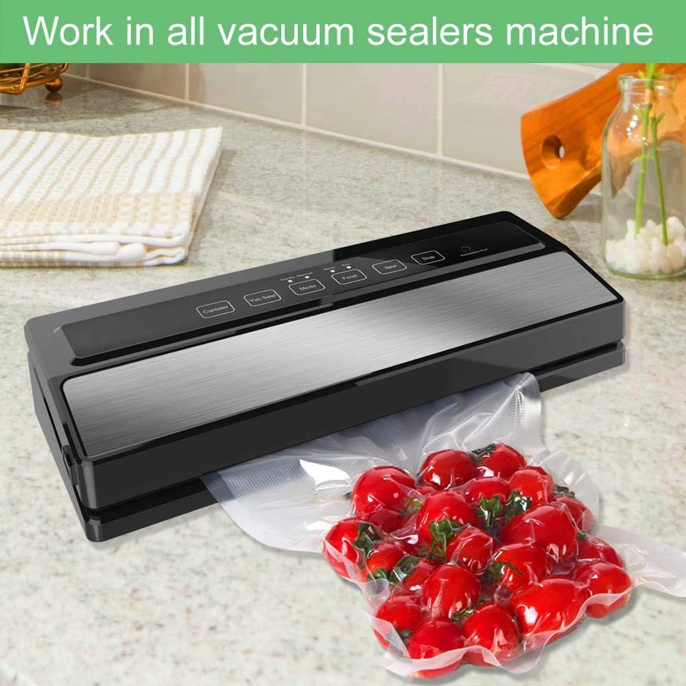 ม้วนถุงซีลสูญญากาศแบบหนาพิเศษพ - Food Storage Vacuum Seal Bags บทวิจารณ์และราคา