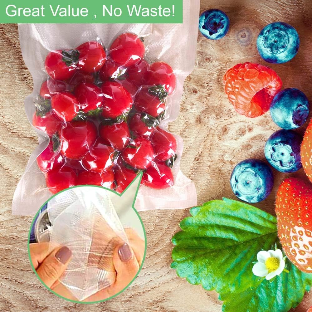 ม้วนถุงซีลสูญญากาศแบบหนาพิเศษพ - Food Storage Vacuum Seal Bags บทวิจารณ์และราคา