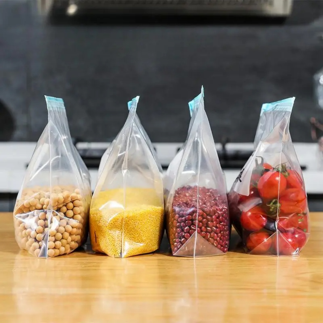 ถุงเก็บความสดในตู้เย็นแบบใช้ซ้ - Food Storage Essentials บทวิจารณ์และราคา