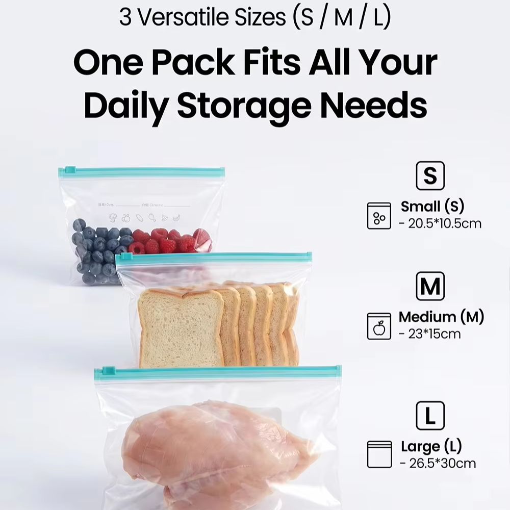 ถุงเก็บอาหารซิปล็อคหนาขึ้นปิดผ - Lock And Lock Food Storage บทวิจารณ์และราคา