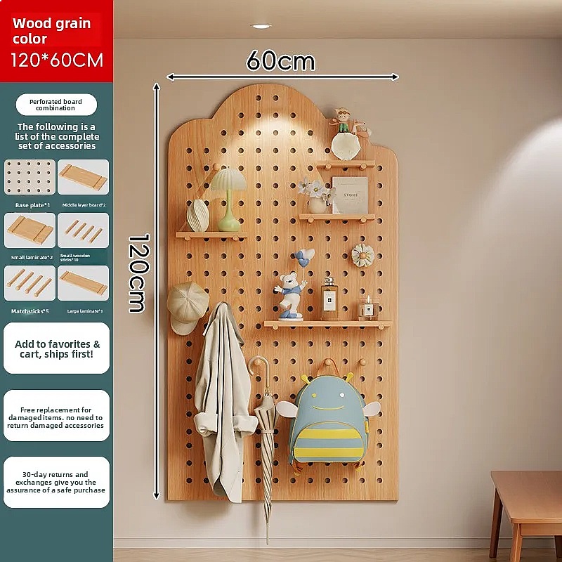 ชั้นวางของติดผนังแบบเพ็กบอร์ดไ - Food Storage In Room บทวิจารณ์และราคา