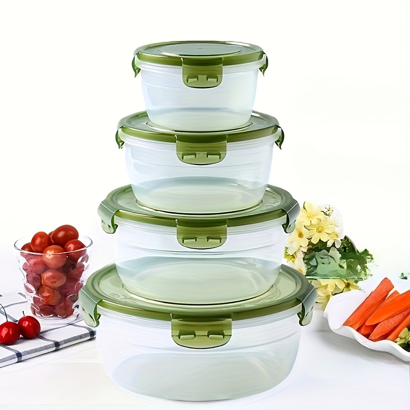ภาชนะเก็บอาหารพลาสติก 4 ชิ้น ก - Food Storage Warehouse บทวิจารณ์และราคา