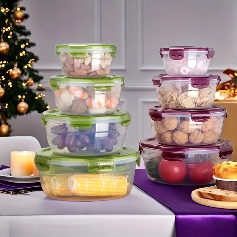 ภาชนะเก็บอาหารพลาสติก 4 ชิ้น ก - Food Storage Warehouse บทวิจารณ์และราคา