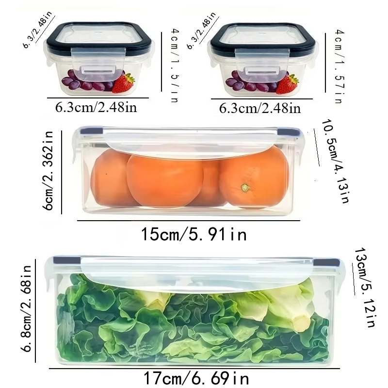 ชุด 8 ชิ้น ประกอบด้วย 4 กล่องแ - Food Storage Kits บทวิจารณ์และราคา