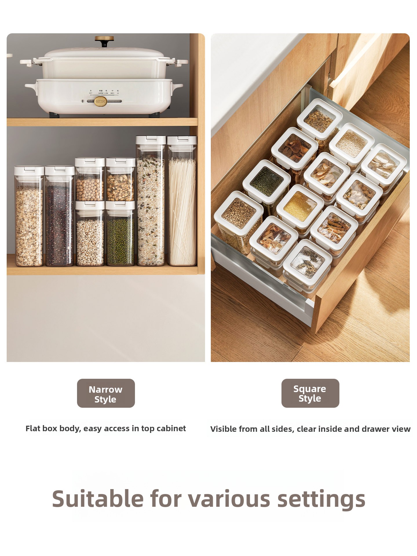 โหลเก็บอาหารเกรดอาหารแบบปิดสนิ - Food Storage Necessities บทวิจารณ์และราคา
