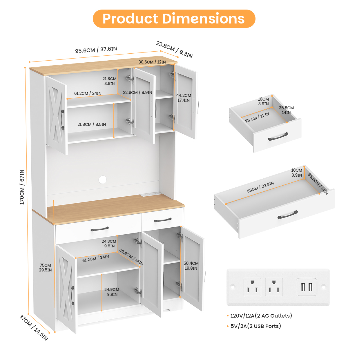 ตู้เก็บอาหารขนาด 67 นิ้วสำหรับ - Food Storage In Room บทวิจารณ์และราคา