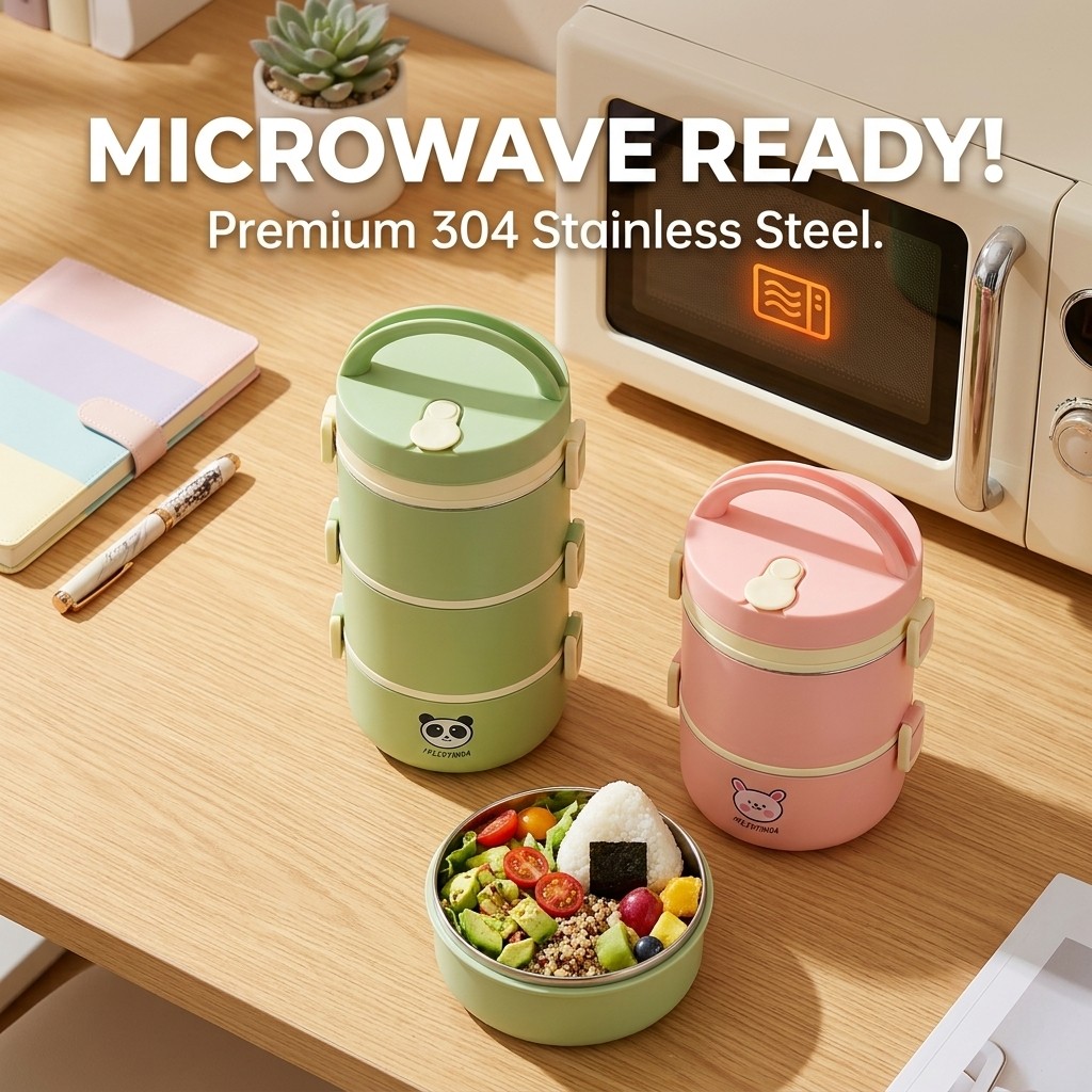 กล่องอาหารกลางวันสแตนเลส 304 ก - Food Storage Kits บทวิจารณ์และราคา
