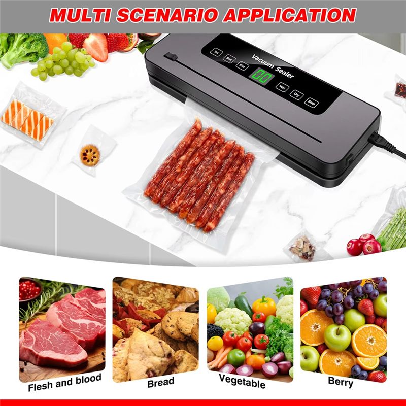 ABZC-เครื่องซีลสูญญากาศไฟฟ้า ส - Food Storage Vacuum Seal Bags บทวิจารณ์และราคา