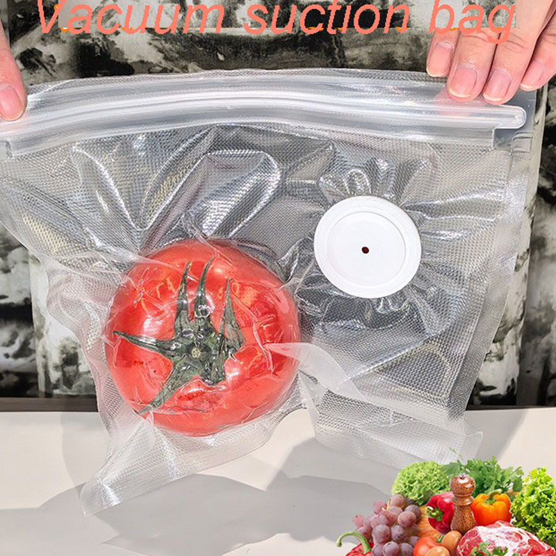 ถุงสูญญากาศแบบใช้ซ้ำได้สำหรับเ - Food Storage Vacuum Seal Bags บทวิจารณ์และราคา