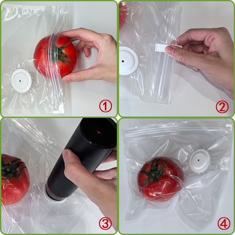 ถุงสูญญากาศแบบใช้ซ้ำได้สำหรับเ - Food Storage Vacuum Seal Bags บทวิจารณ์และราคา